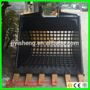 Customized excavator attachement screen bucket excavator