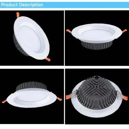 8 Inch OSRAM LED Downlight with 120 Degree Beam Angle - 30W Indoor Spotlight