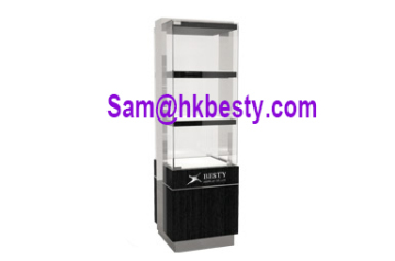 Quality Jewellery Ebony Veneered Mdf Showcase