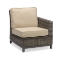 Rattan Sofa -zitgroep met kussens