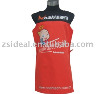 Promotional poly cotton twill long bib Apron