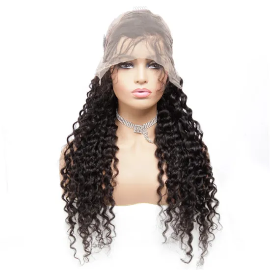 2019 new 30 40 inch human hair wigperuvian wigs jerry curl wig deep 613 cheap curly virgin lace front wig brazilian human hair