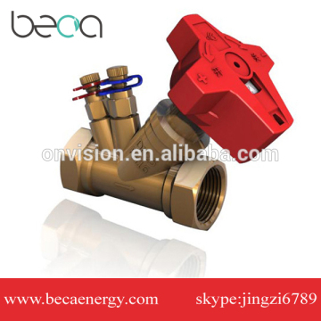 Brass Static Balancing Valve; Bronze Thread Manual Balancing Valve; Commissioning Set; HVAC Regulating Valve; DN15-DN50; PHF007B