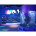 Aquariumtunnel onder water transparante tunnelvissank