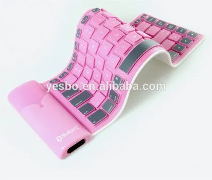 Wireless Bluetooth Keyboard Silicone Soft Keyboard