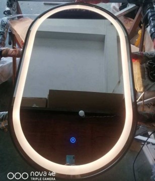 LED Color Changing Light Beauty Salon Barber Wall Mirror