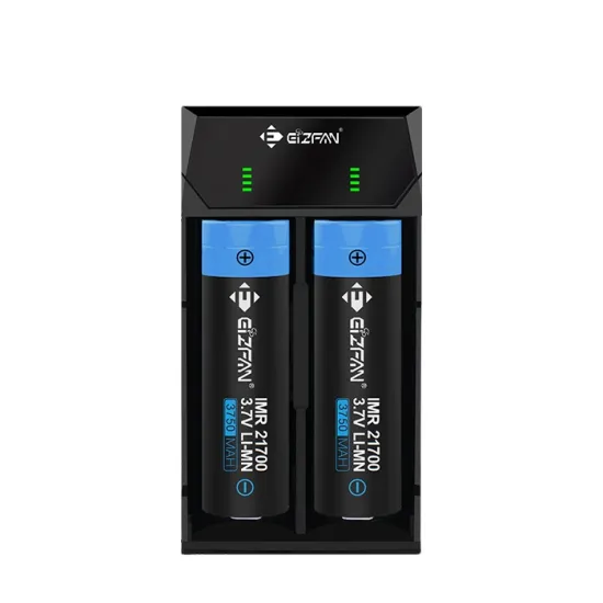 NC2 Universal 5V 2A 2 Slot 18650 & 21700 Lithium Ion Rechargeable Battery Charger
