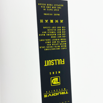 Custom Printed Wash Care Labels for Garments & Clothing Brands