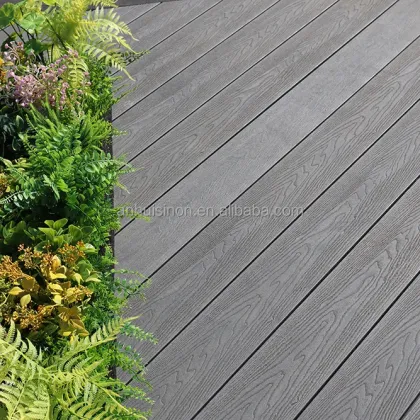 Co-Extrusion WPC 3D Embossed Composite Decking Technology