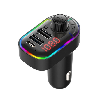 Wireless Car Charger Mount with FM Transmitter and Bluetooth MP3 Player