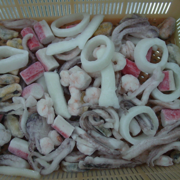 Süpermarket için en düşük fiyat dondurulmuş 1 lb deniz ürünleri karışımı