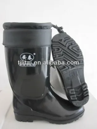 pvc winter boots for men's winter snow boot