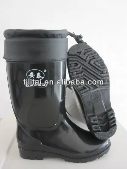pvc winter boots for men's winter snow boot
