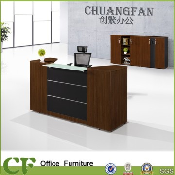Popular design furniture small commercial front desk