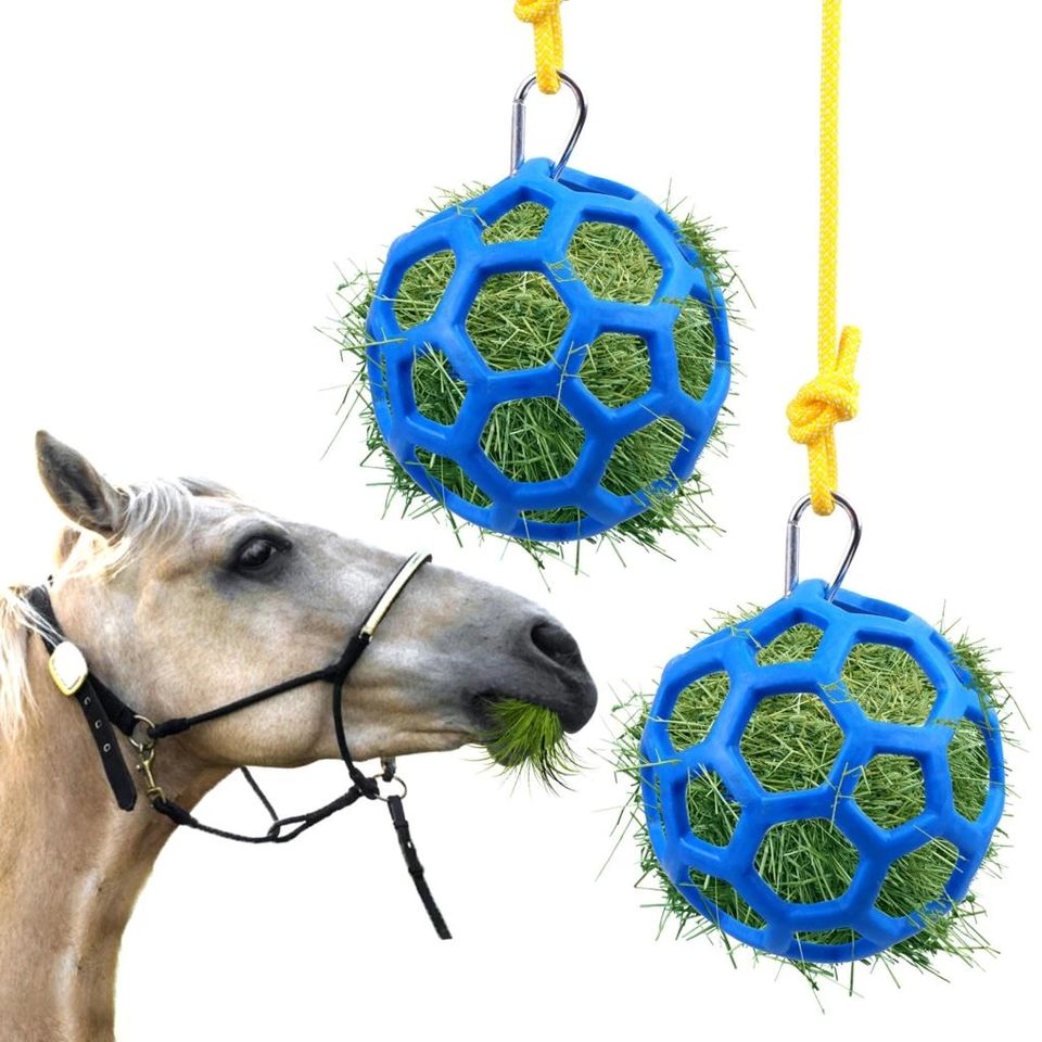 Jouet mangeur de foin à la boule de gâterie à cheval