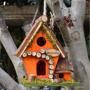 Customized Eco-Friendly Small Wooden Bird Houses and Practical Bird Cages from Chinese Suppliers