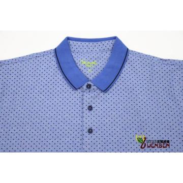 Men's Solid Melange PK With Printing Polo