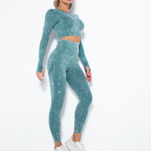 Frauen-Qualitäts-lange Leggings-nahtloser Yoga-Anzug