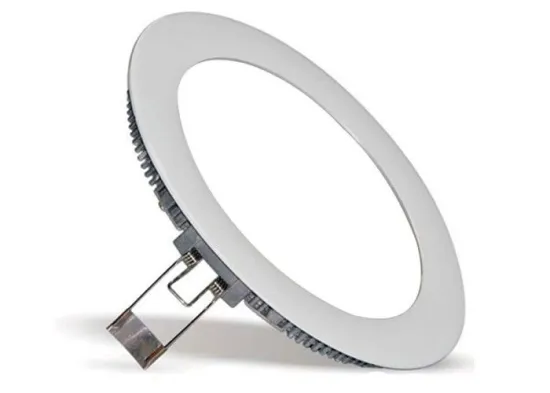 Ultra - Thin 800lm Round Led Panel Light Suspending , Dimmable