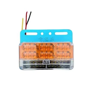 Factory Wholesale Waterproof LED Side Marker Lights 12V/24V - Yellow, Red, Green, Blue, White for Truck Trailer