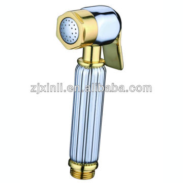 High Quality Brass Bidet Shattaf Spray, Chrome Color with Gold Sprayer, Best Sell Item