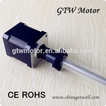 powerful threaded rod nema 17 stepper motor with anti backlash nut 17HS5005-300N82
