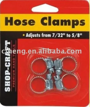 4 Pcs pakcing hose clamp / hose clip
