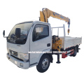 Dongfeng RHD Cargo Truck Mounted XCMG 3.2T Telescopic Crane