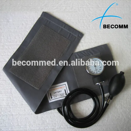 Aneroid sphygmomanometer without stethoscope