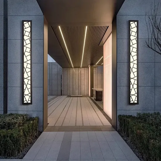 Shinyland Long Wall Lamp: Waterproof Exterior Wall Decoration for Courtyards and Villas