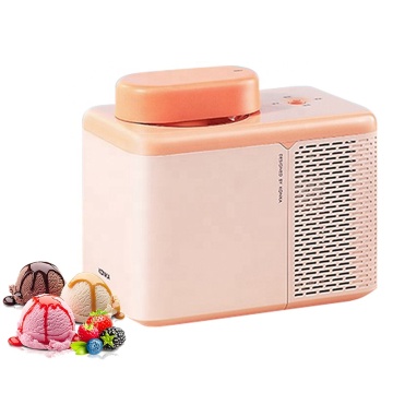 High Quality Household DIY Ice Cream Machine with Built-in Compressor