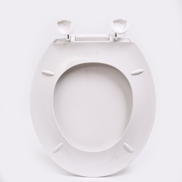 Plastic soft close toilet lid with quick release function