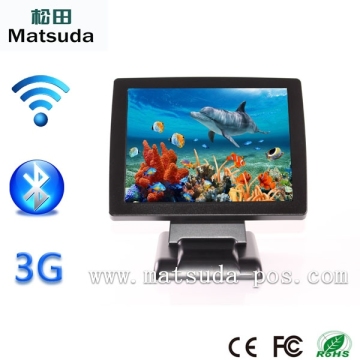 wireless wifi bluetooth 3G 15 " touch screen cash register machine with 3.2GHz high processor
