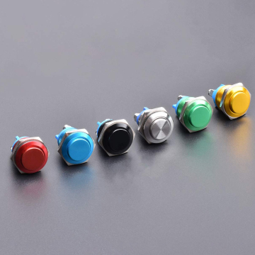 Langir 12 mm Power Push Switch -knop - Tijdelijk vergrendeling verlicht metal waterdichte IP67