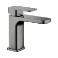 Square bathroom basin faucet