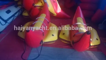 hot sale pvc inflatable banana boat for sale