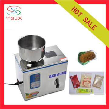 Small semi auto weighing salt filling machine