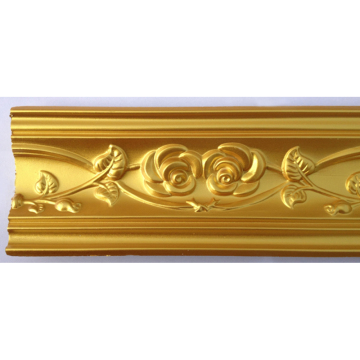 Wholesale Custom Gold Color 8ft PU Decorative Cornice Moulding in Malaysia