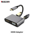 4 Портс HDMI VGA USB C 87w қудрати