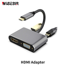 4 ports HDMI VGA USB C 87W Power