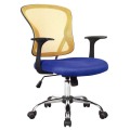 High Back Ergo Human Blue Mesh Chair