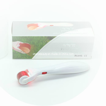 New 540 Red LED Photon Vibration Titanium Needles Derma Roller (540-V-R)