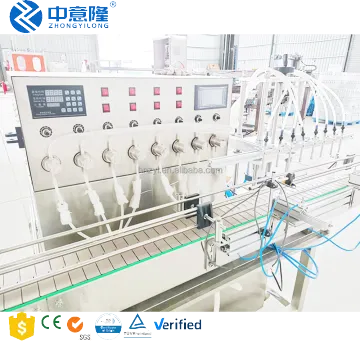 Multi-Purpose Liquid Filling Machine: 2/4/6/8 Head Magnetic Pump Hopper