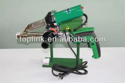 Plastic extruding equipment with Metabo motor and TOPLINK hot air gun