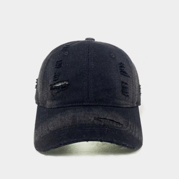 Custom Logo Embroidery Baseball Cap - Outdoor Sporty Denim Cap