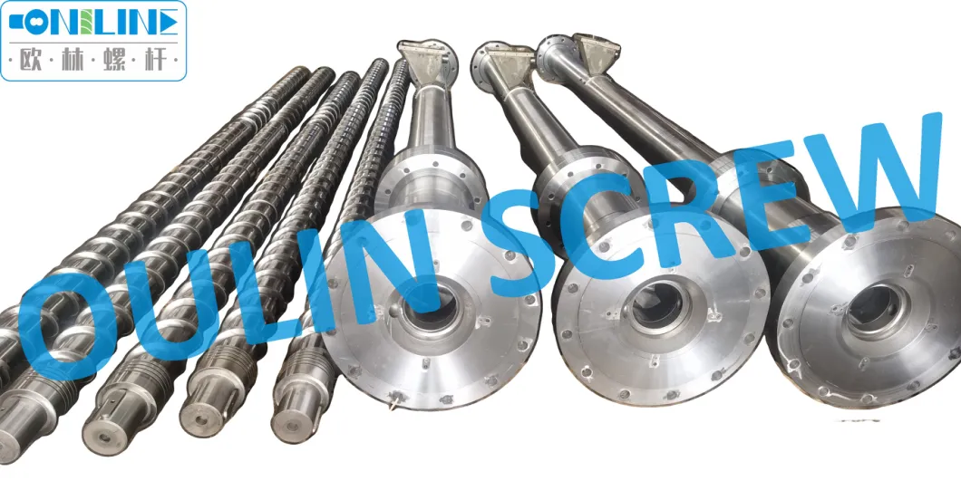 180mm Bimetal Screw and Barrel for Agriculture Film with Sand Recycling Extrusion