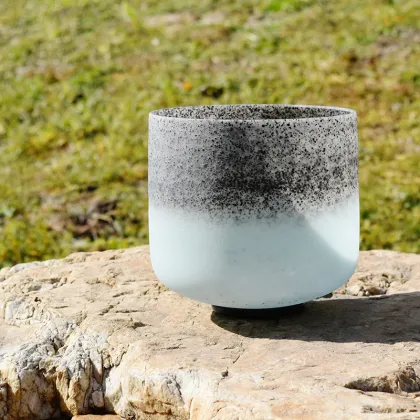 [Discount]Obsidian and Milky Way Ore Crystal Singing Bowl