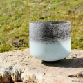 Obsidian and Milky Way Ore Crystal Singing Bowl