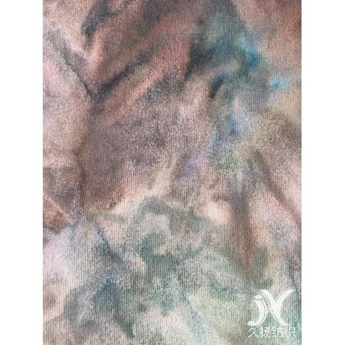 Brushed Tie Dye DTY stickat tyg