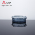 ATO Bathroom Set Accessories Four-piece blue glass Set